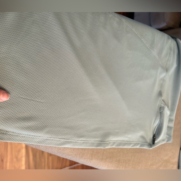 Nike Sage & Orange Lightweight running pullover top w/Chevron Accent Sz-XL. X17 - Picture 9 of 9